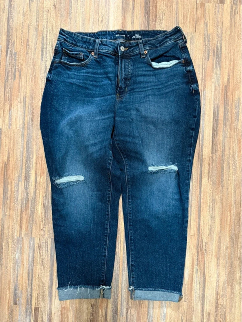 Old navy high rise curvy straight size 14